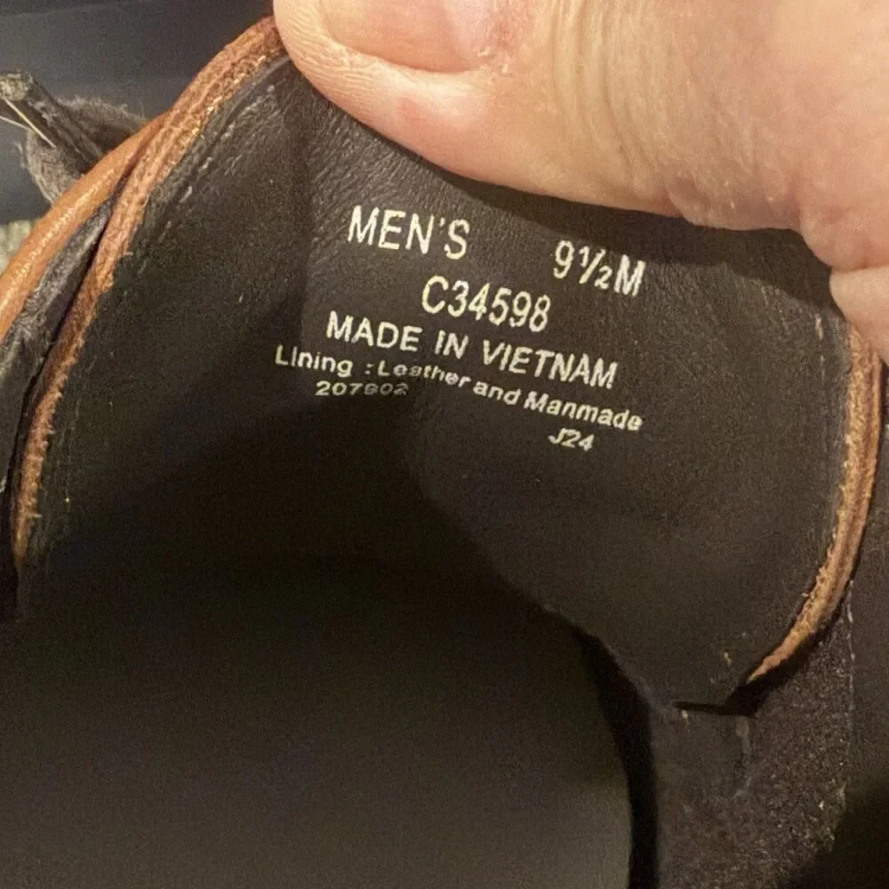 NIB Cole Haan Men's Modern Essentials Wing Oxford Shoe British Tan 9.5M EU 42.5